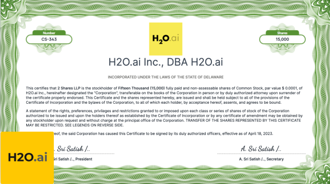 Инвестировали в компанию H2O со скидкой 47%